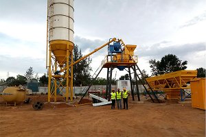 HZS35 Planta de hormigón en Colina